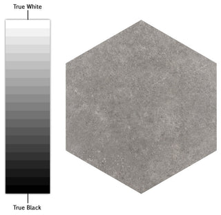 Traffic Hex Grey Porcelain Floor and Wall Tile