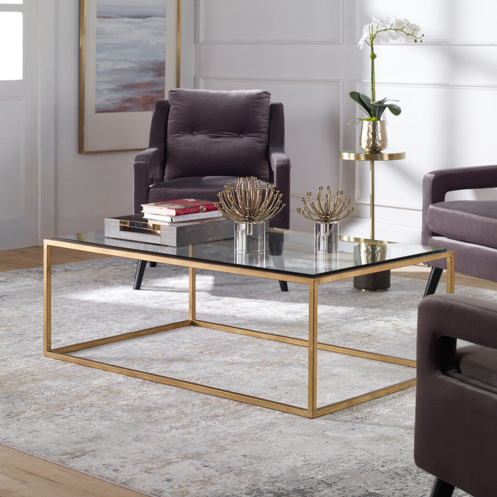 Uttermost Bravura Gold Coffee table