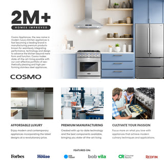 36" Under Cabinet Range Hood With Touch Controls, Stainless Steel