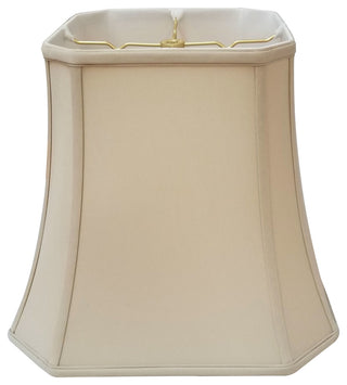Royal Designs Square Cut Corner Basic Lampshade, Antique Gold, Beige, 11x17x15