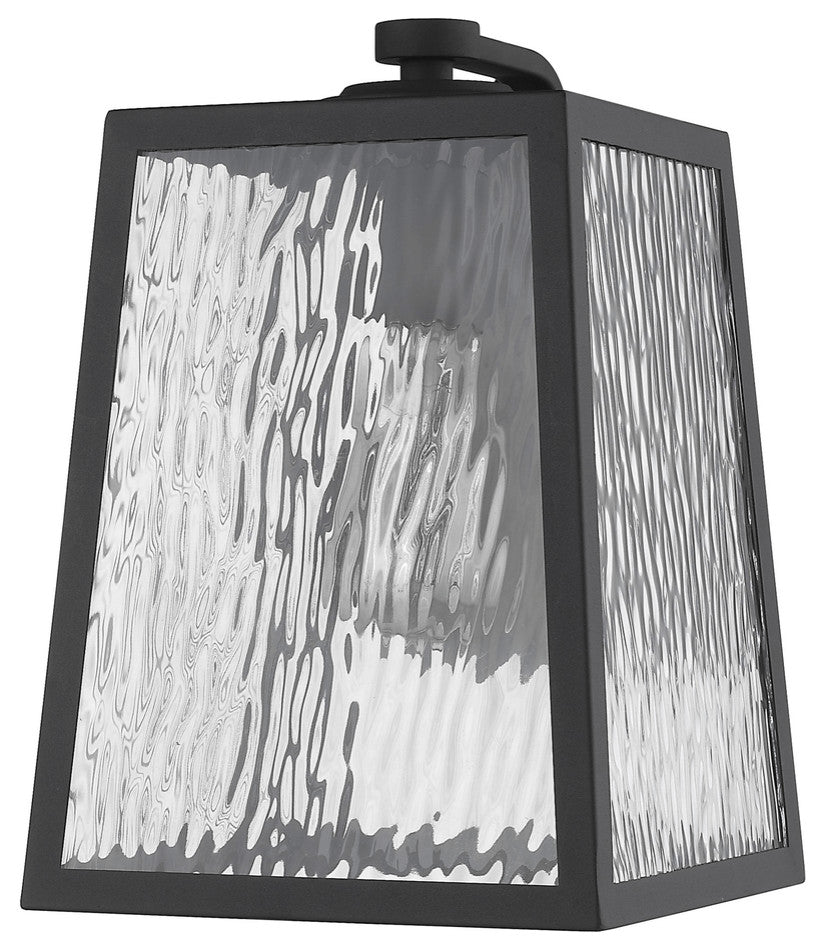 Hirche 1-Light Matte Black Wall Light