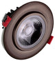 4" LED Gimbal Recessed Downlight, Oil-Rubbed Bronze, 5000k