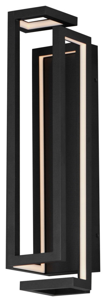 ET2 E21263 Penrose 24" Tall LED Wall Sconce - Black