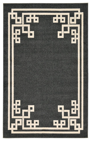 Unique Loom Black Athens Geometric 5'x8' Area Rug