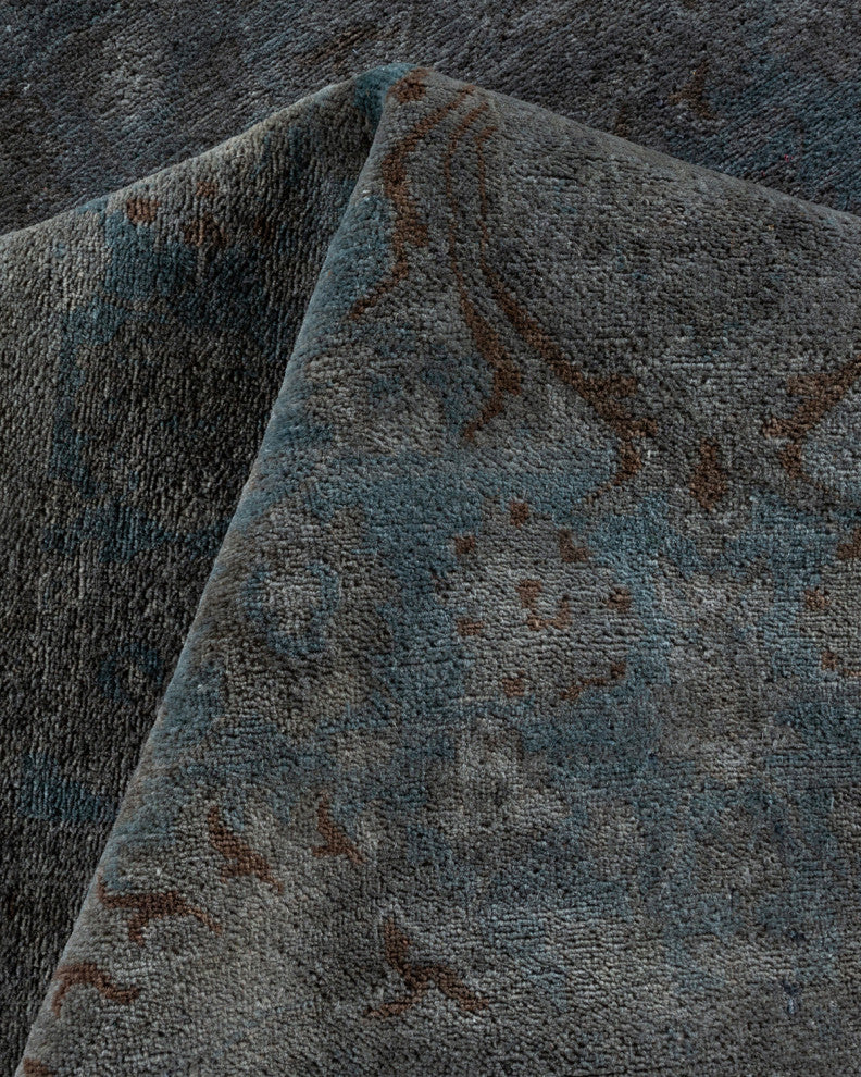 Fine Vibrance, One-of-a-Kind Hand-Knotted Area Rug Ivory, 9' 1 x 11' 10