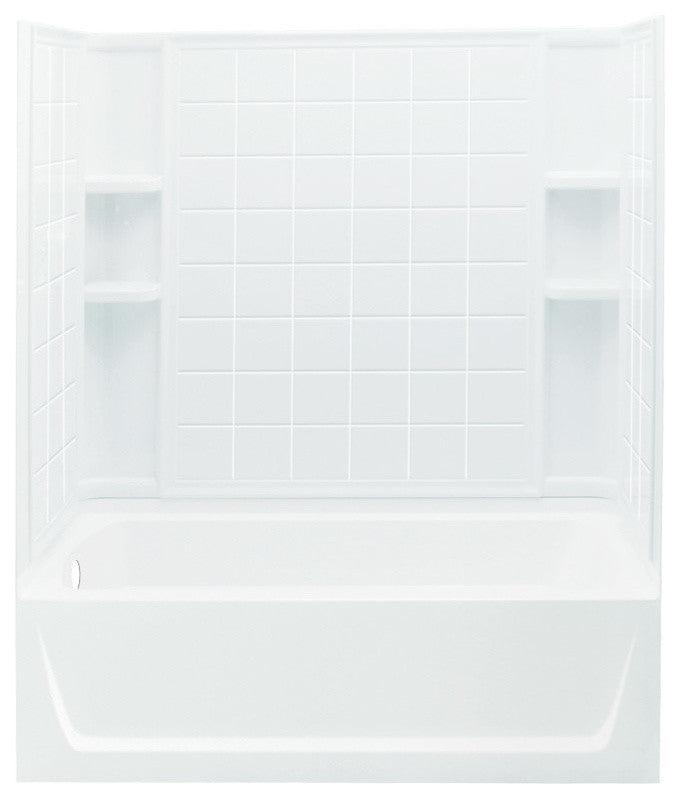 Sterling  Ensemble 74"x32"x60" Vikrell Tub/Shower