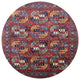 Ahgly Company Indoor Round Mid-Century Modern Area Rugs, 5' Round