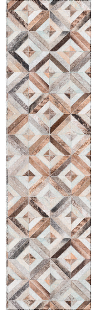 Indoor/Outdoor Stetson SS7 Flannel Machine Washable 2'3" x 12' Runner Rug