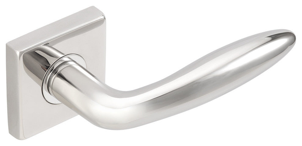 Summer Lever, Half Passage, Right Hand, Polished Stainless Steel, 2-3/4" Backset