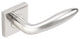 Summer Lever, Half Passage, Right Hand, Polished Stainless Steel, 2-3/4" Backset
