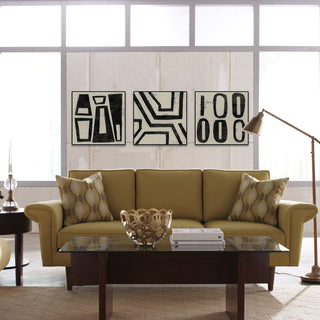 Hieroglyph Triptych, 48x16