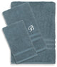 Denzi 3-Piece Towel Set Monogrammed Letter, B