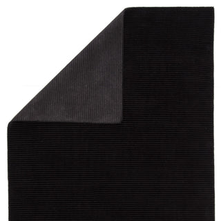 Jaipur Living Basis Handmade Solid Black Area Rug 9'X12'