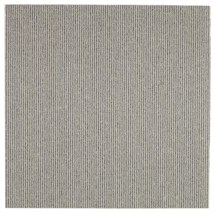 Shoal Platinum Sisal Machine Woven Rectangle Rug, 8'x8'
