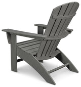 Nautical Curveback Adirondack Chair, Tangerine