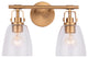 2 Light Modern Farmhouse Gold Vanity Light Modern Wall Sconces