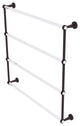 Pacific Beach 4 Tier 36" Ladder Towel Bar with Groovy Accents, Antique Bronze