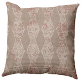 Pyramid Stripe Indoor/Outdoor Throw Pillow, Tan, 20x20"