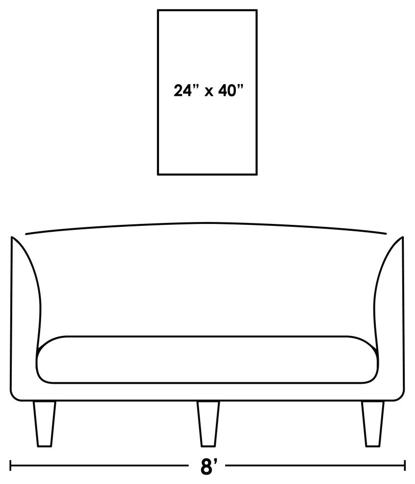 A Winding Path, 24 x 40