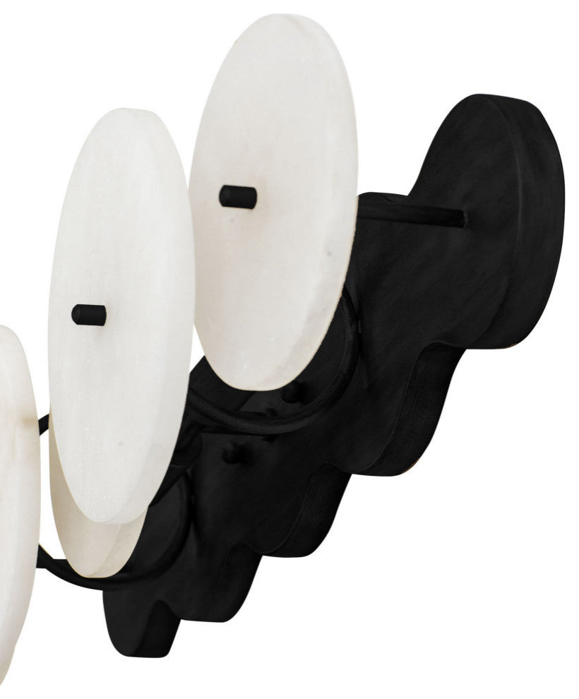 Cosmos 2-Lt Bath - Matte Black