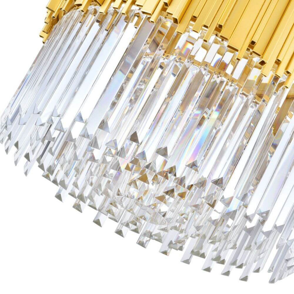 Chandelier, Medallion Gold, 24"