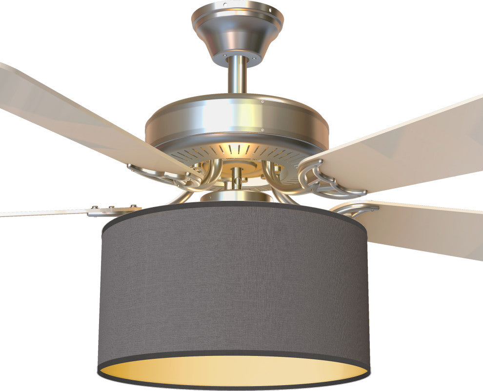 Fantastic Ceiling Fan Shade and Clips Bundle, Black