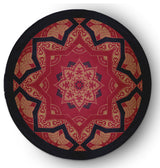 Shawl Indoor/Outdoor Rug, Navy, 5' Round