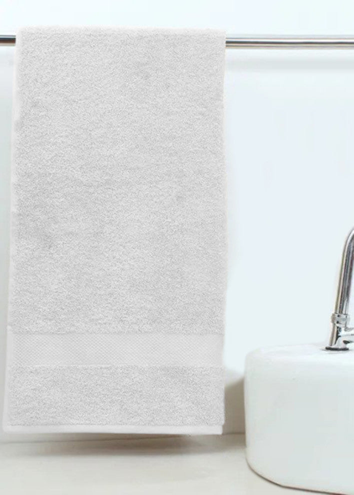 Organic Cotton 650 GSM Plush Feather Touch Quick Dry Bath Sheet, White, Pack of 4
