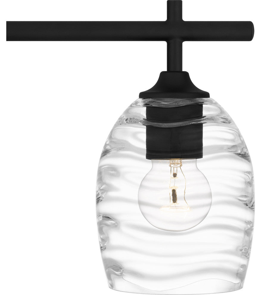 Quoizel LCY8622 Lucy 3 Light 22"W Vanity Light - Matte Black