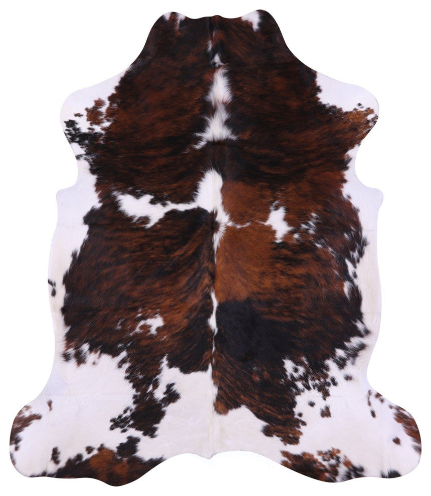 7' 1" X 6' 4" Natural Cowhide Rug C2402