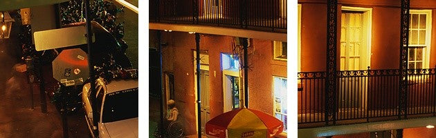 "Bourbon Street New Orleans LA" Canvas Art, 36"x12"x1.25"