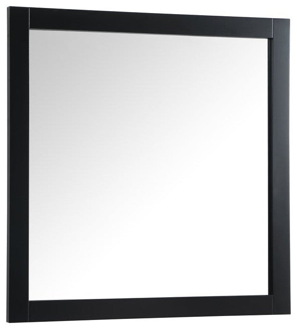 Alice Vanity Mirror, 36"x36", Black