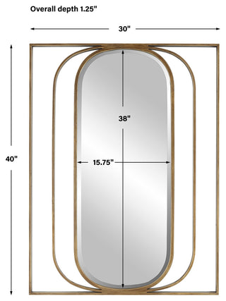Replicate Contemporary Oval Mirror