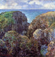 Claude Oscar Monet Group of Rocks at Port-Goulphar Gallery Wrapped Canvas Print