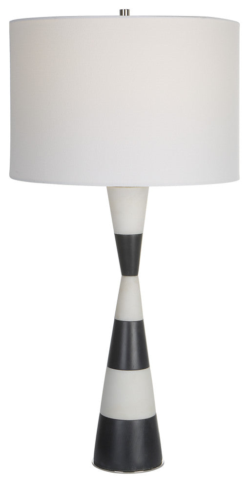 Uttermost Bandeau Banded Stone Table Lamp