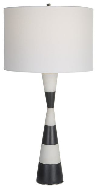 Uttermost Bandeau Banded Stone Table Lamp