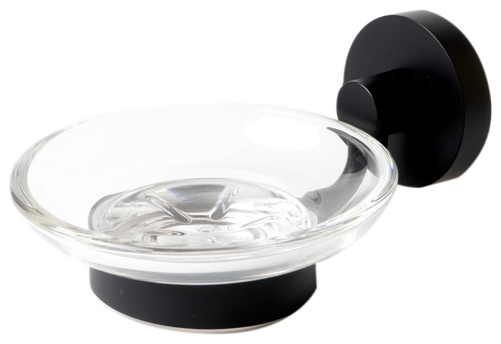 Black Matte 6 Piece Bath Accessory Set