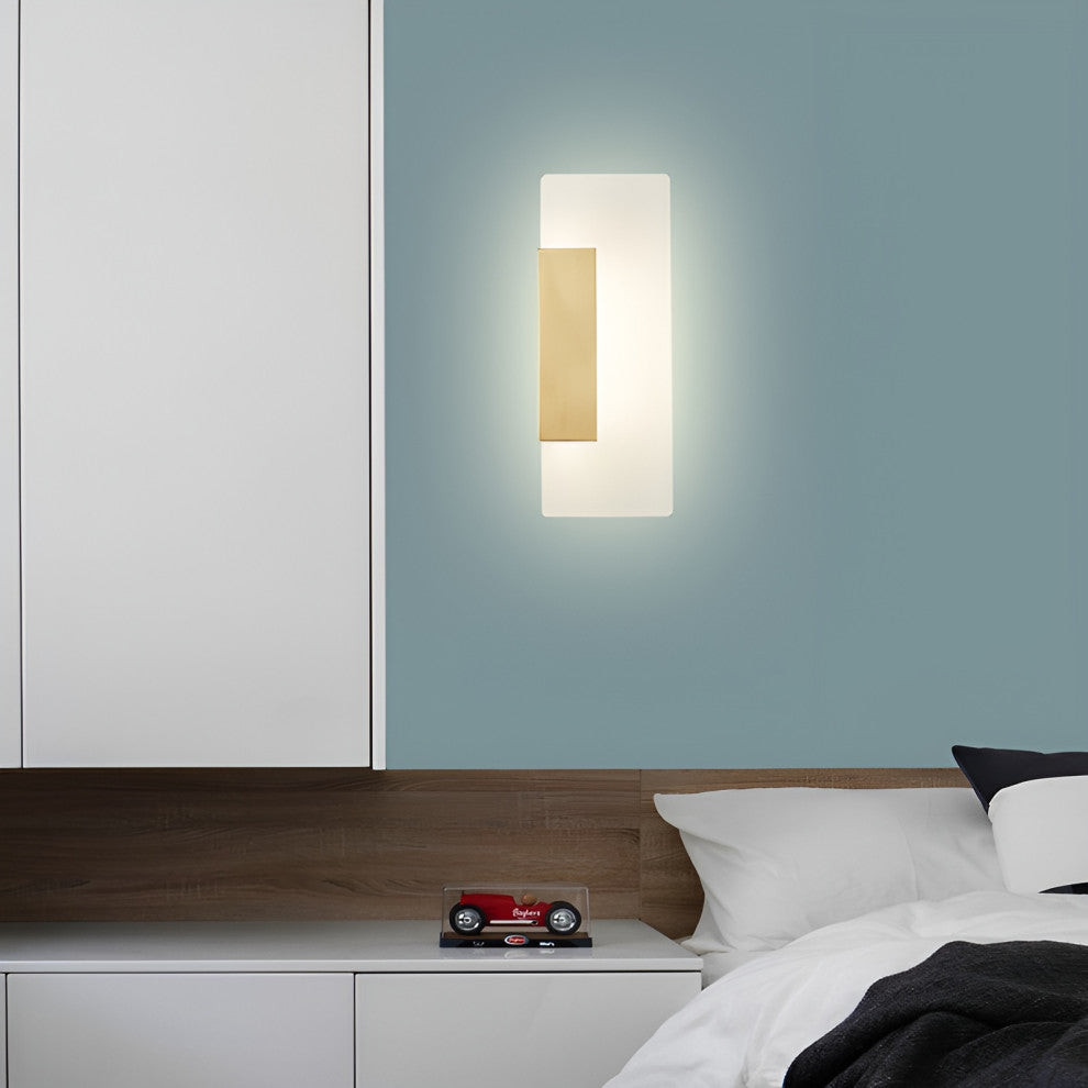 Modern LED Wall Lamp Ultra Thin for Living Room, Bedroom, B, Cool Light