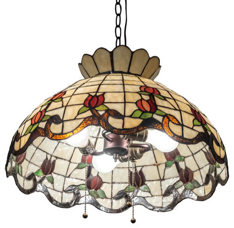 Meyda Lighting 232767 20" Wide Roseborder Pendant