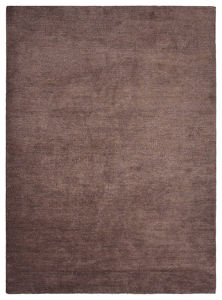 Hand Knotted Loom Silk Mix Area Rug Solid Light Brown, (Rectangle) 6'x9'