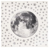 Safavieh Carousel Kids Collection CRK135A Rug, Ivory/Grey, 6'7" X 6'7" Square