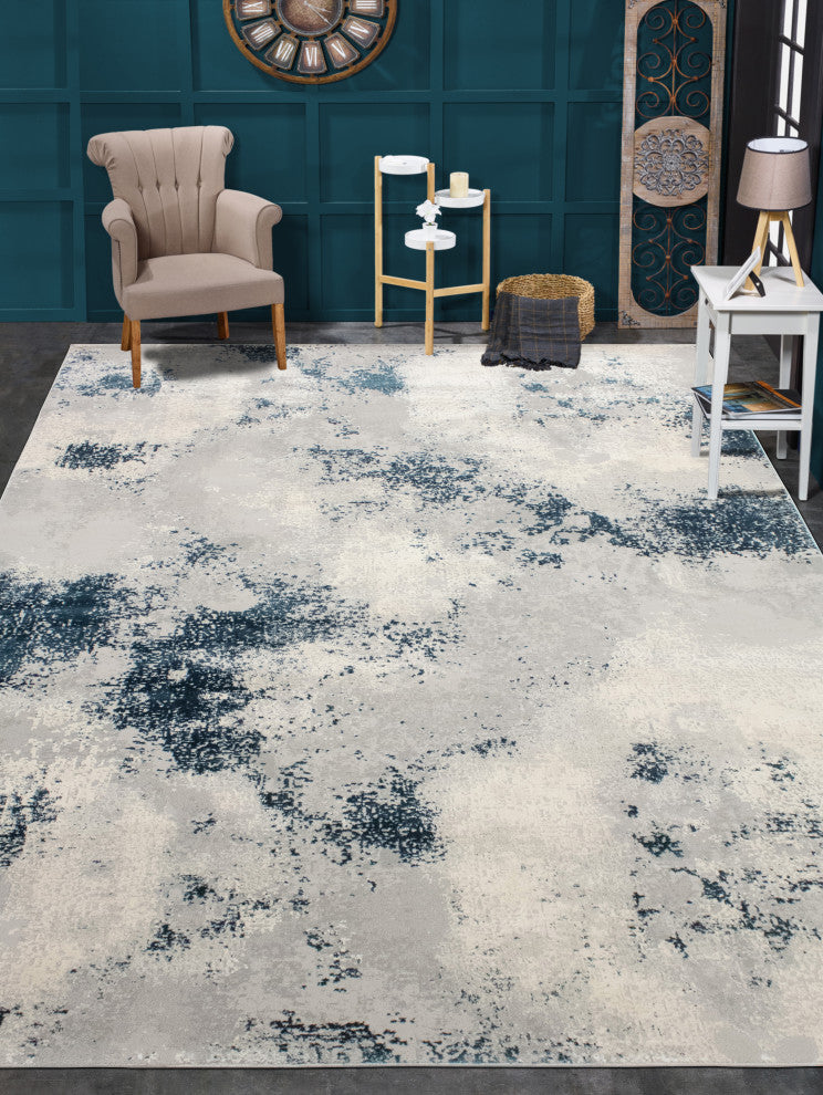 Noori Rug High-Low Robyn Grey/Blue Rug