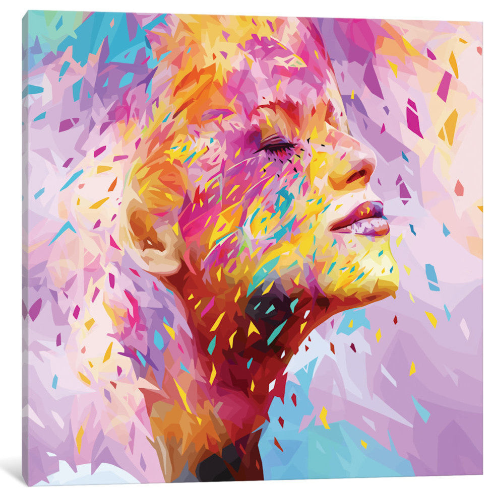 "Wild Yellow" by Alessandro Pautasso, 37x37x1.5