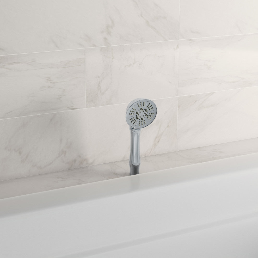 Allura 5-Spray 4.5" Hand Shower With Hose in Polished Chrome, 1.75 GPM