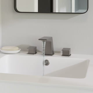 CarrÃ© 8" Widespread 2-Handle Bathroom Faucet, Brushed Nickel