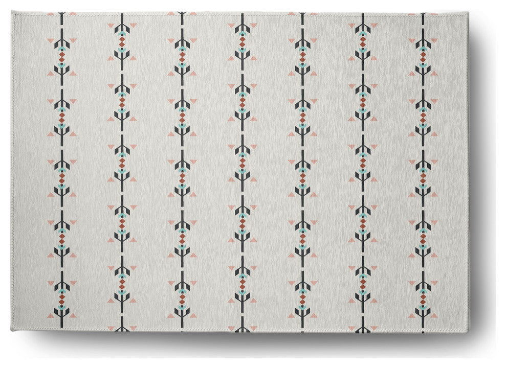 Jodhpur Stripe Spring Chenille Rug, Gray, 5'x7'