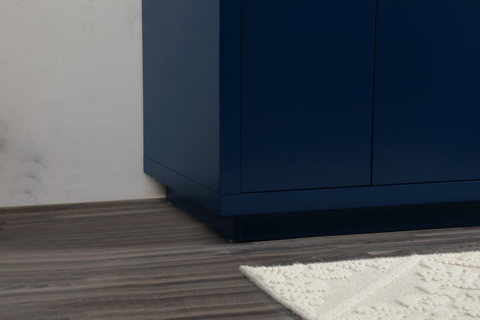 Bethany Single Bathroom Vanity, Blue, 36"