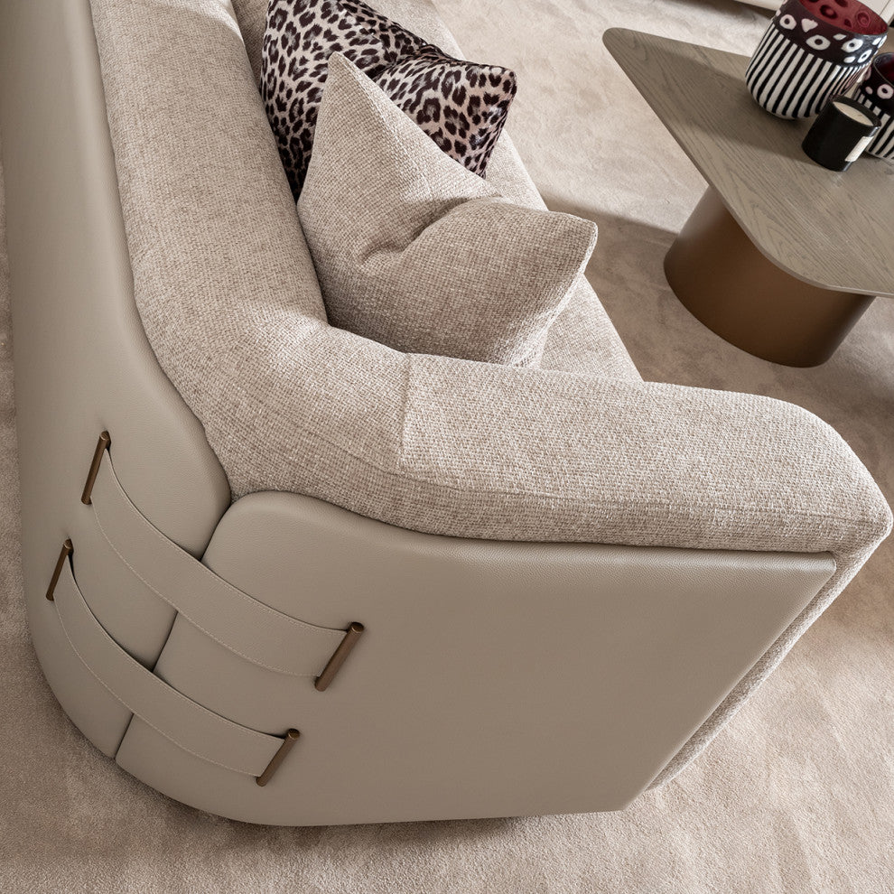Canberra Sofa, Mink/Light Ash
