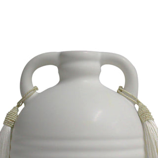 Adonis Ceramic Vase, White