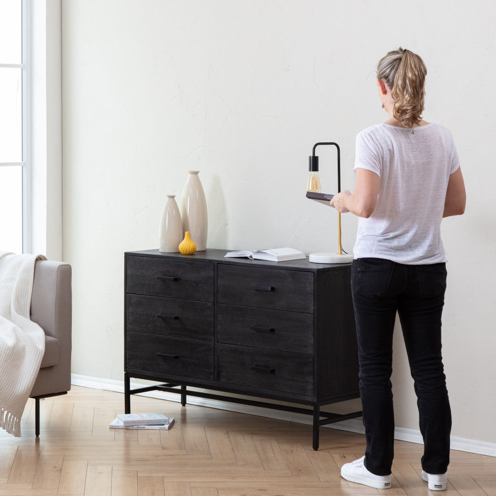 Leah Chest of Drawers, Black
